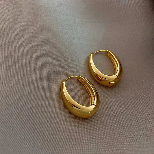 Vintage Hoop Drop Earrings