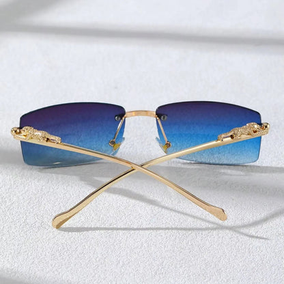 Chic Rimless Square Glasses