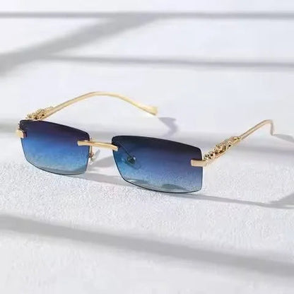 Chic Rimless Square Glasses